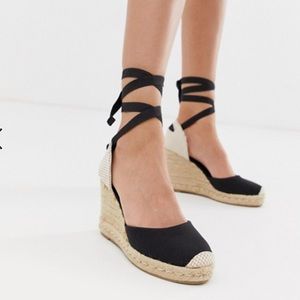 New Look Ankle Tie espadrilles (castaner style)